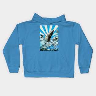 BLUE WHALE Kids Hoodie